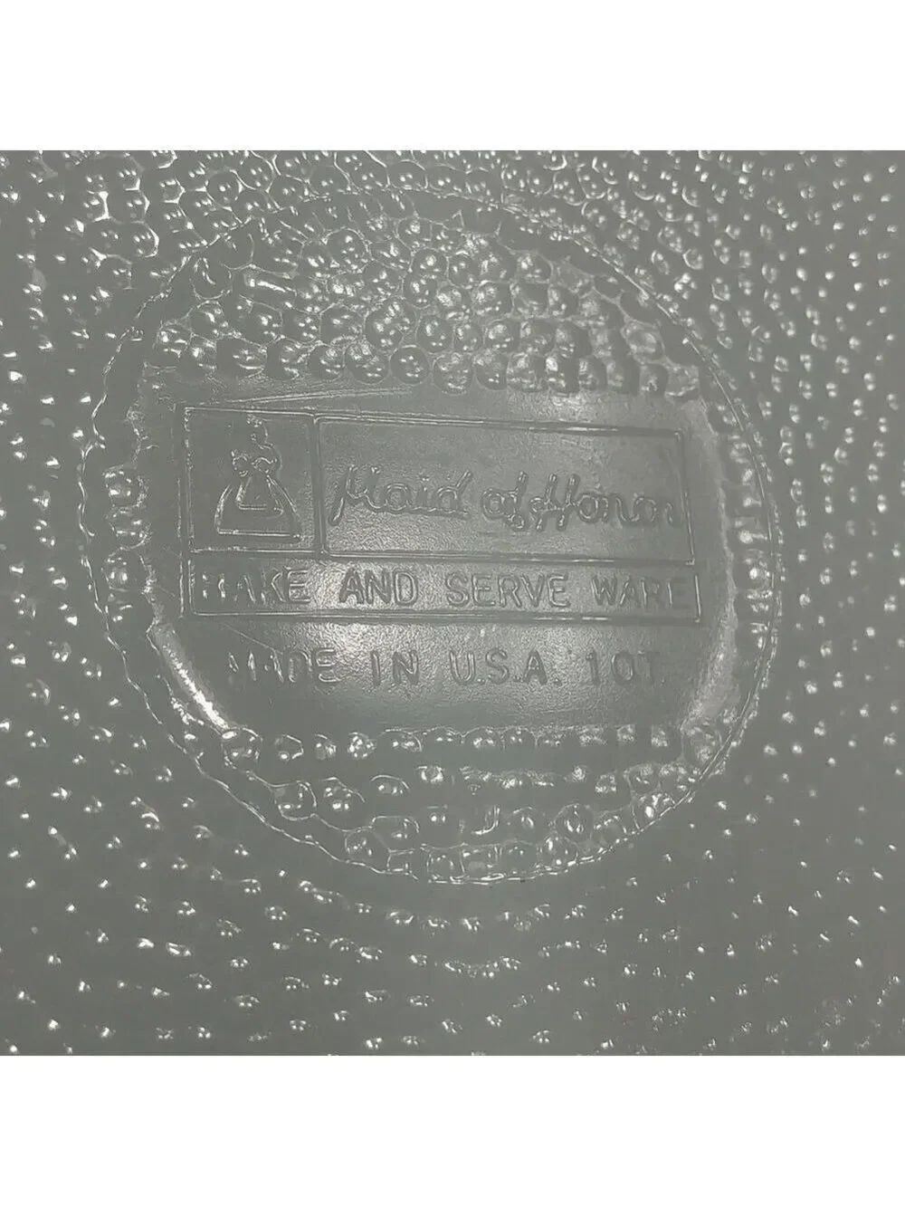 Vintage Sears Maid of Honor Blue Flower Bake & Servewear Dip Dish 1Qt MadeinUSA